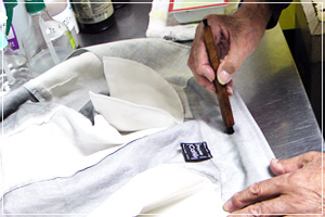 目立った汚れは事前に処理